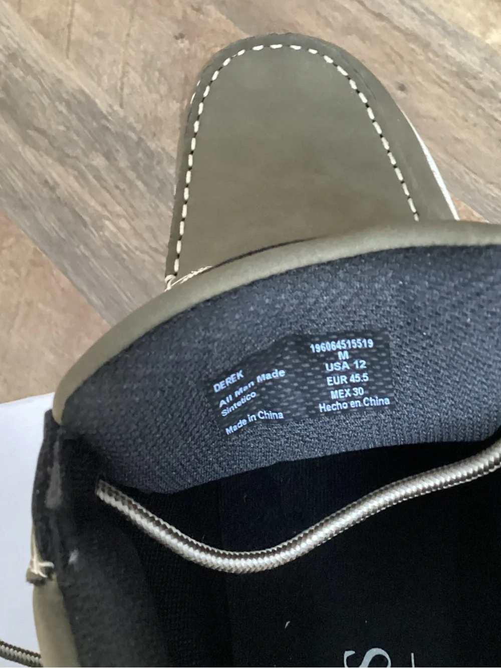 Chaps Men's Olive Green Casual Chukka Boots